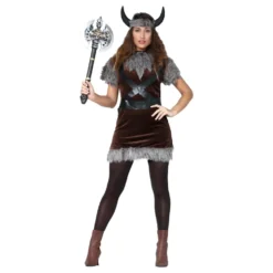 Viking Klänning Maskeraddräkt