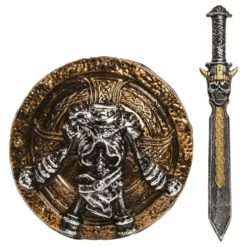 Viking Sköld med Svärd