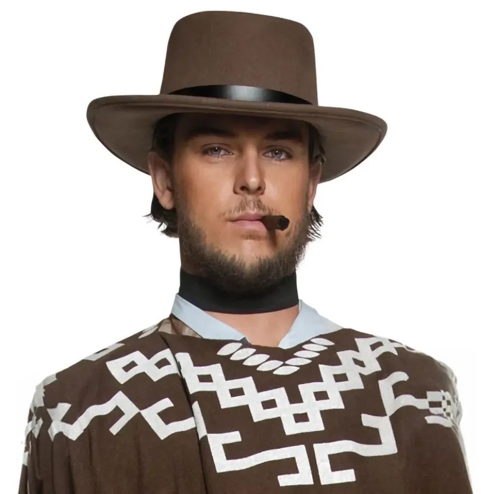 Vilda Västern Cowboyhatt Brun