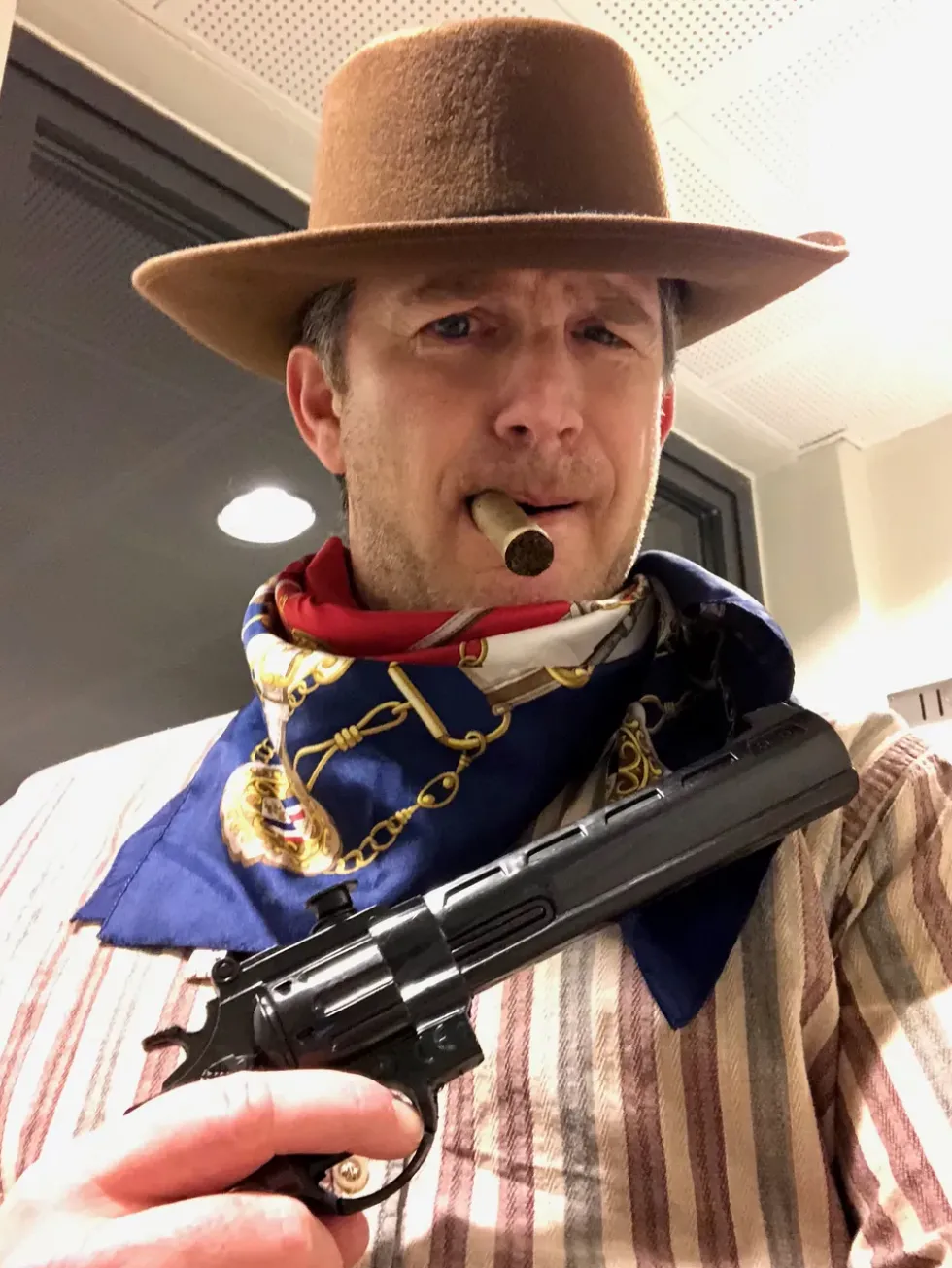 Vilda Västern Cowboyhatt Brun