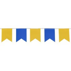 Vimpelgirlang Blå/Gul