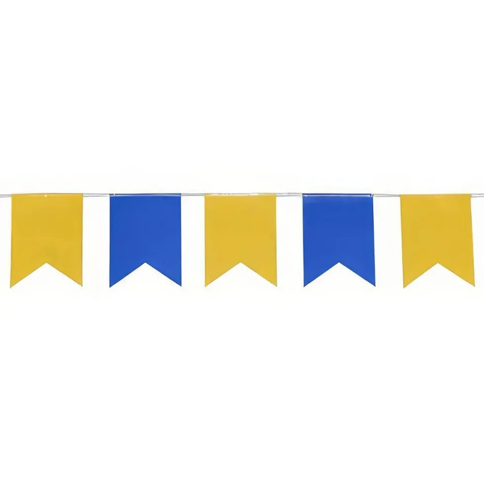 Vimpelgirlang Blå/Gul