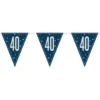 Vimpelgirlang 40 Blå/Silver