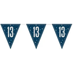 Vimpelgirlang 13 Blå/Silver