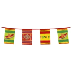 Vimpelgirlang Fiesta Kvadratisk