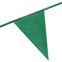 Vimpelgirlang Grön Glitter