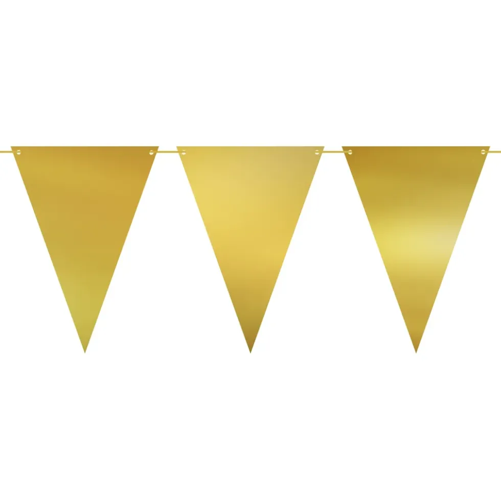 Vimpelgirlang Guld Metallic