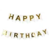 Vimpelgirlang Happy Birthday Vit