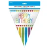 Vimpelgirlang Happy Birthday Rainbow