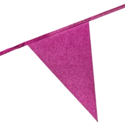 Vimpelgirlang Hot Pink Glitter