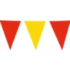 Vimpelgirlang Röd/Gul Stor