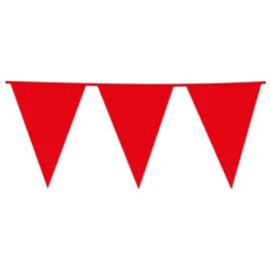 Vimpelgirlang Röd Stor