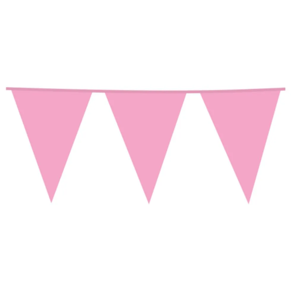Vimpelgirlang Rosa Stor