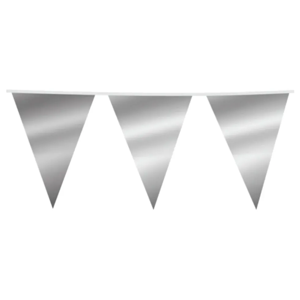 Vimpelgirlang Silver Metallic