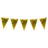 Vimpelgirlang Stor Metallic Guld