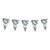 Vimpelgirlang Stor Metallic Silver