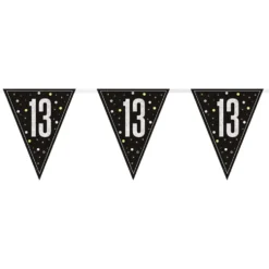Vimpelgirlang 13 Svart/Silver