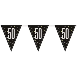 Vimpelgirlang 50 Svart/Silver