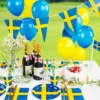 Vimpelgirlang Sverigeflaggor