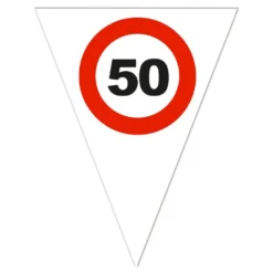 Vimpelgirlang Trafikskylt 50