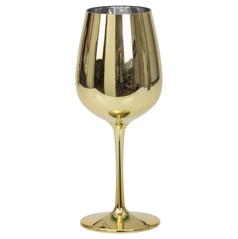 Vinglas Guld Metallic