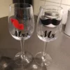 Vinglas Mr & Mrs