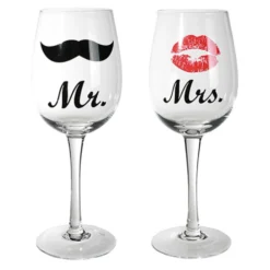 Vinglas Mr & Mrs