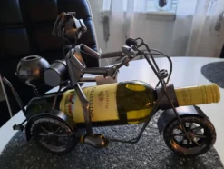 Vinställ i Metall MC-Knutte