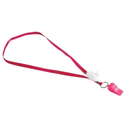 Visselpipa Rosa med Nyckelband