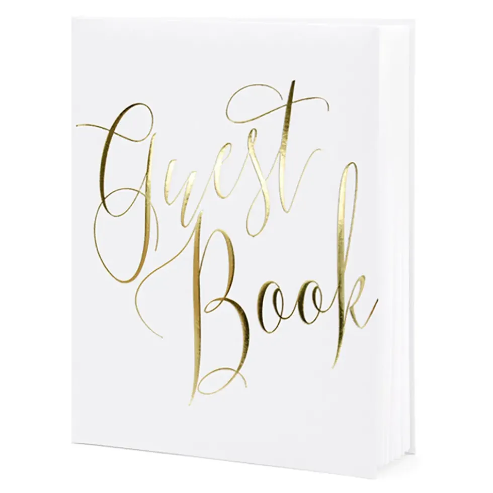 Vit Gästbok Guest Book