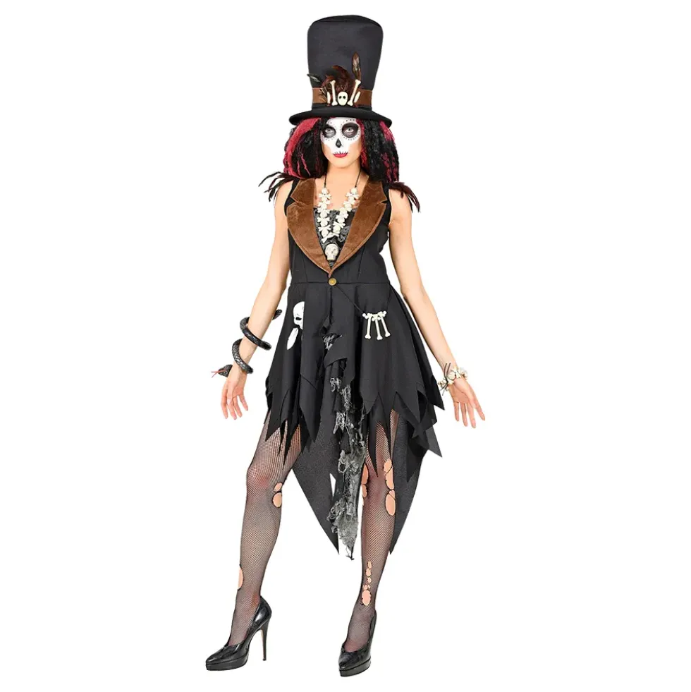 Voodoo Prästinna Maskeraddräkt