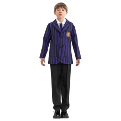 Wednesday Skoluniform Pojke Barn Maskeraddräkt