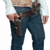 Western Bälte med Hölster Mörkbrun