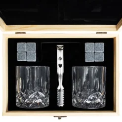 Whiskey Stone Set med Glas
