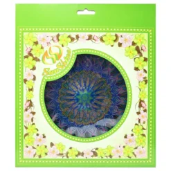 Wind Spinner i Metall Mandala Blå