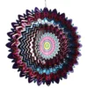 Wind Spinner i Metall Påfågel Rosa