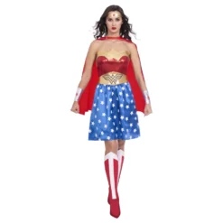 Wonder Woman Klassisk Maskeraddräkt