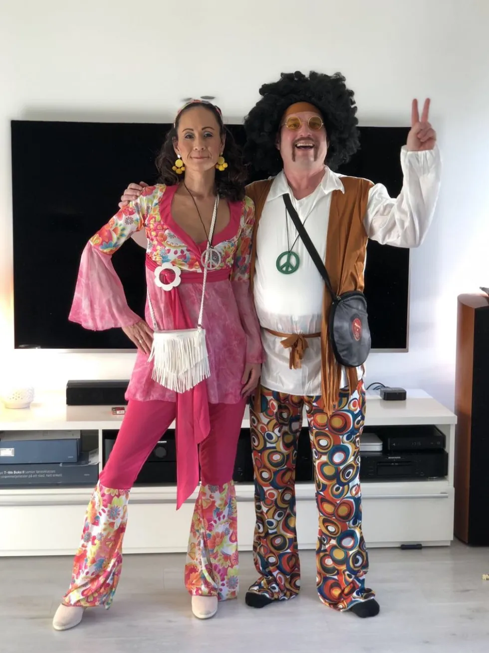 Woodstock Hippie Maskeraddräkt