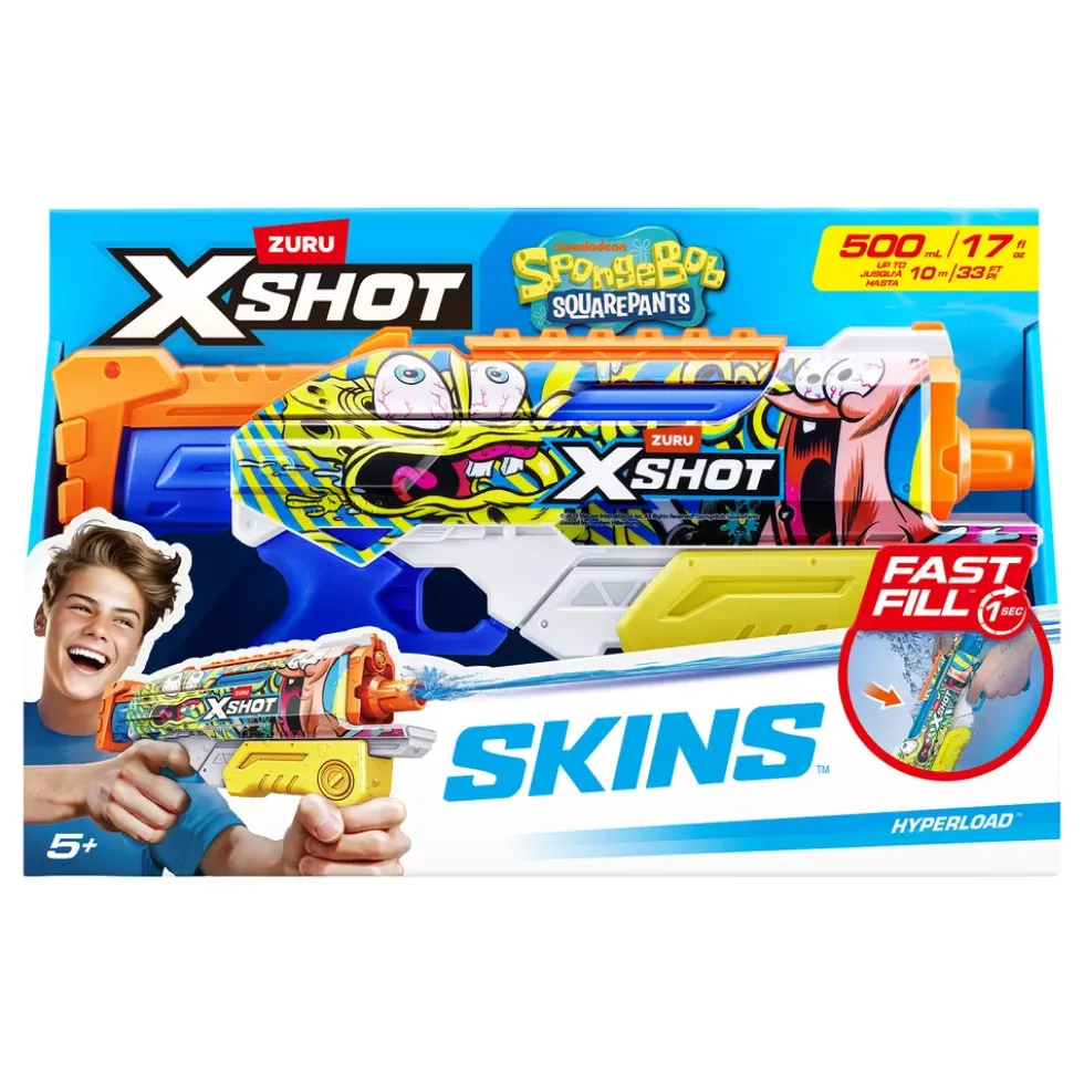 X-Shot Water SpongeBob Hyperload Water Blaster Vattenpistol