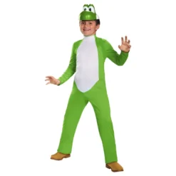 Yoshi Deluxe Barn Maskeraddräkt