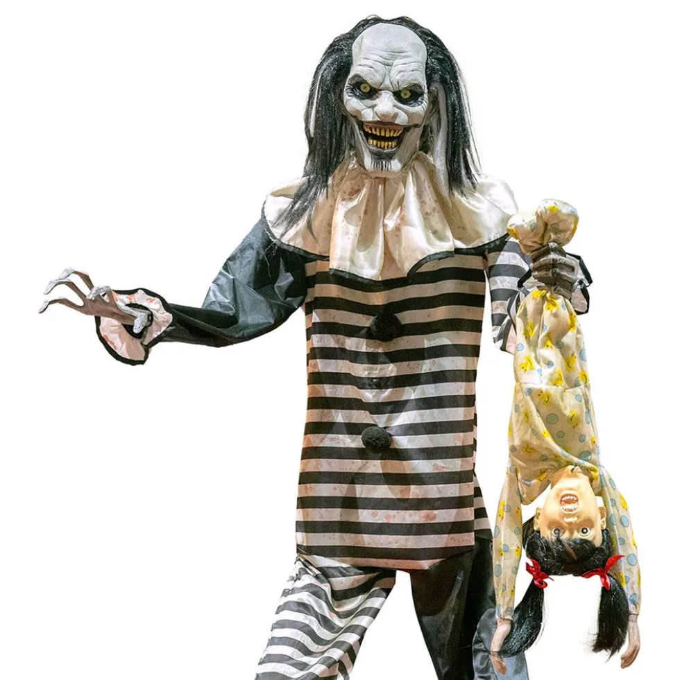 Zombie Clown Animerad Prop