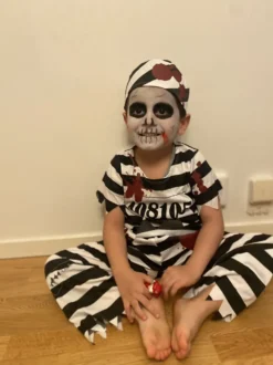 Zombie Fånge Barn Maskeraddräkt