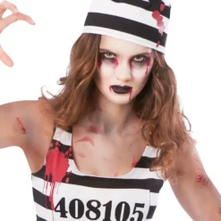 Zombie Fånge Dam Maskeraddräkt